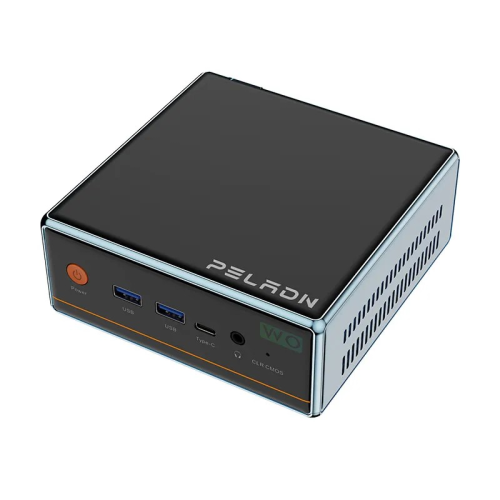 PELADN WO4 Serisi, AMD Ryzen 7 5700U, 16Gb Ram, 512Gb SSD, 1xHDMI, 1xDP,  4xUSB, 1xType-C, 2xLAN, Paylaşımlı Ekran Kartı, Wi-Fi6, Bluetooth 5.2, Windows 11 Pro, MFF MiniPC