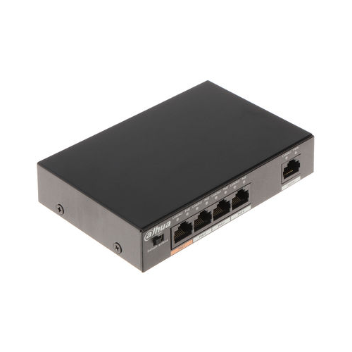 DAHUA PFS3005-4ET-60-V2, 5 Port, MegaBit, 4 Port PoE, 60W, Yönetilemez, Masaüstü Switch