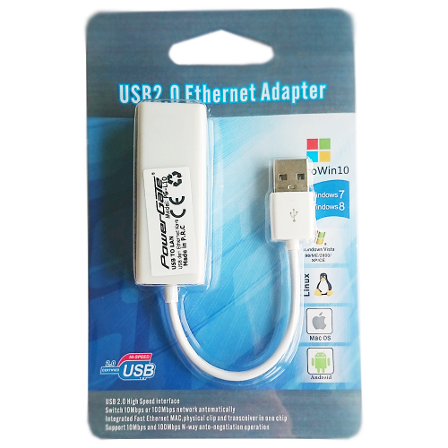 POWERGATE PG-L10, USB to RJ45, Ethernet Kartı