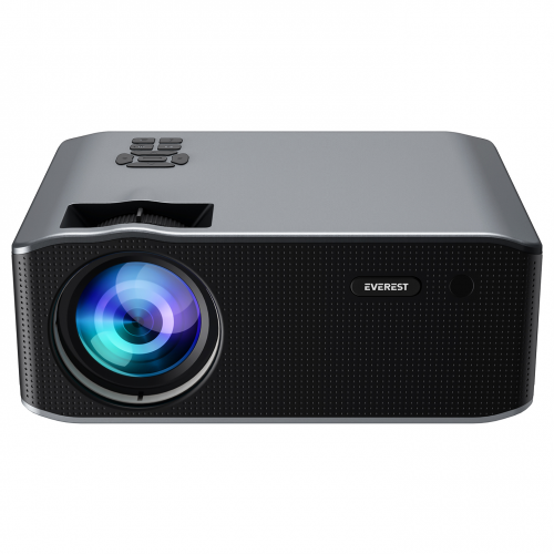 EVEREST PJ02, 400 LED Lümen, 1920X1080, 4K Destekler, 2xHDMI, 2xUSB, 1xVGA, WiFi, Bluetooth, 40.000 Saat Led Ömrü, 5W Speaker, Android 9.0, FULL HD Projeksiyon Cihazı