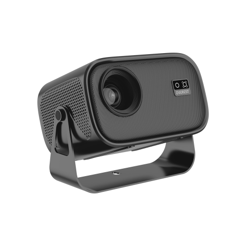 EVEREST PJ04, 250 LED Lümen, 1280X720, 1xHDMI, 1xUSB, WiFi 6, Bluetooth, 30.000 Saat Led Ömrü, 1.5W Speaker, Android 13, 4K Destekli Projeksiyon Cihazı