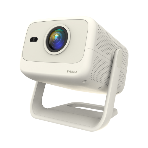 EVEREST PJ05, 400 LED Lümen, 1920X1080P, 1xHDMI, 1xUSB, RJ45, WiFi 6, Bluetooth, 30.000 Saat Led Ömrü, 1.5W Speaker, Android 9, 4K Destekli Projeksiyon Cihazı