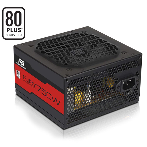 PowerBoost BST-ATX750WEU FURY ACTIVE PFC 750W  80+ GAMING PSU (BOX)