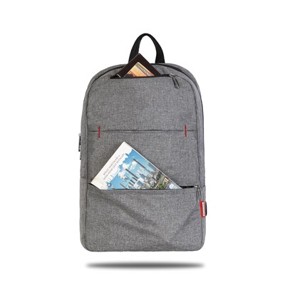 Classone Casetto PR-C1604 15.6 WTXpro Su Geçirmez Kumaş  Notebook Sırt Çantası-Gri