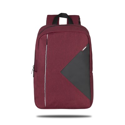 Classone PR-R205B Lucca Serisi 15,6 inç Laptop Notebook Sırt Çantası –Bordo- Gri Astar