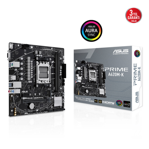 ASUS%20PRIME%20A620M-K,%202xDDR5,%201x%20M.2,%20D-SUB,%20HDMI,%20AM5%20Soket%20Anakart