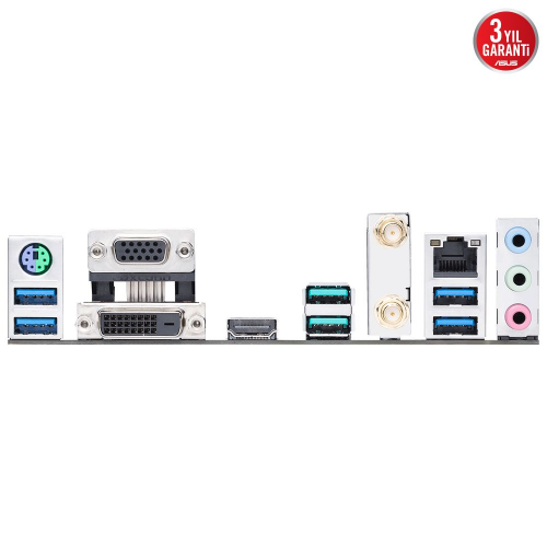 ASUS PRIME B550M-A WIFI II, 4xDDR4, 2x M.2, D-SUB, DVI, HDMI, Wi-Fi 6, Bluetooth v5.2, AM4 Soket Anakart