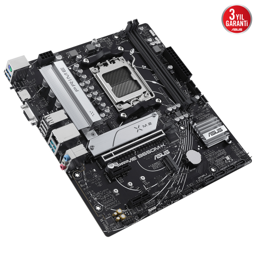 ASUS PRIME B650M-K, 2xDDR5, 2x M.2, D-SUB, HDMI, AM5 Soket Anakart