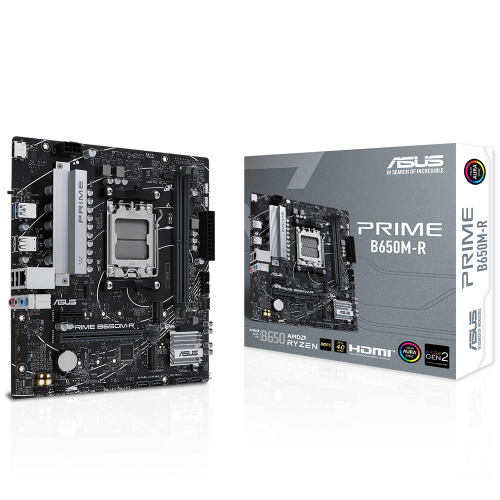 ASUS PRIME B650M-R, 2xDDR5, 2x M.2, HDMI, AM5 Soket Anakart
