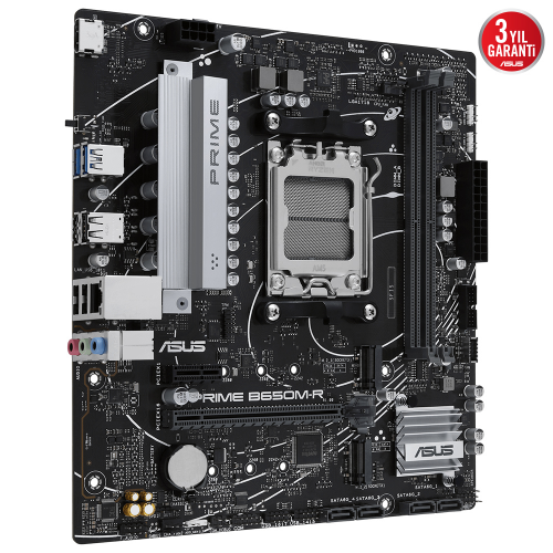 ASUS PRIME B650M-R, 2xDDR5, 2x M.2, HDMI, AM5 Soket Anakart