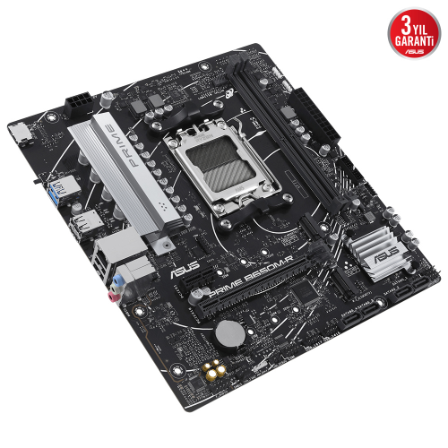 ASUS PRIME B650M-R, 2xDDR5, 2x M.2, HDMI, AM5 Soket Anakart