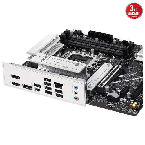 ASUS PRIME B860M-A-CSM, 8666MHz, 4xDDR5 2xM.2, HDMI, 2xDP, Type-C, Intel Core Ultra CPU(Seri 2), LGA1851 Soket Anakart