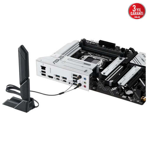 ASUS PRIME X870-P WIFI, 4xDDR5, 4xM.2, HDMI, DP, Type-C, Wi-Fi 7, Bluetooth v5.4, AM5 Soket GAMING Anakart