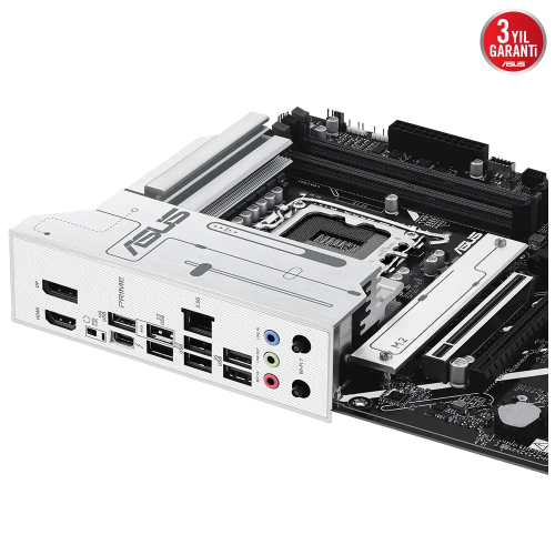ASUS PRIME Z890-P WIFI, 7600MHz, 4xDDR5 4x M.2, HDMI, DP, 1xThunderbolt, 4xType-C, Wi-Fi 7, Bluetooth 5.4, Intel Core Ultra CPU(Seri 2), LGA1851 Soket, Gaming Anakart