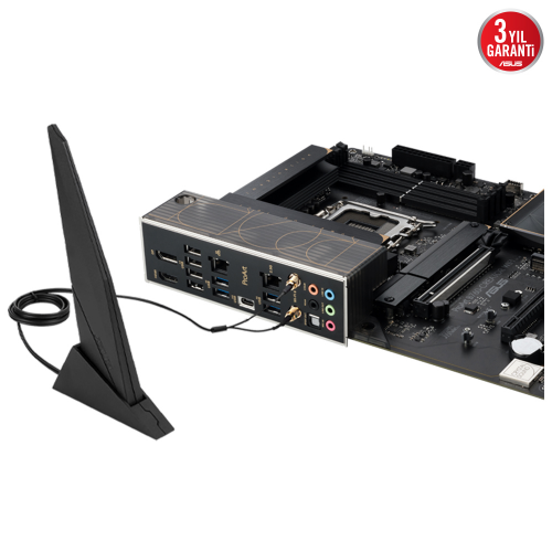 ASUS ProArt B760-CREATOR WIFI, 4xDDR5, 3x M.2, HDMI, DP, Type-C, Wi-Fi 6, Bluetooth v5.2, 12-13-14.Nesil, LGA1700 Soket, GAMING Anakart