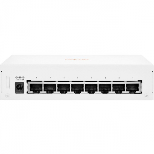 HP Aruba Instant On, R8R45A, 1430-8G, 8Port, GigaBit, Yönetilemez, Masaüstü Switch