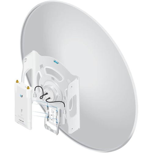 UBIQUITI RD-5G30-LW, Rocket Dish, 5Ghz, 30dbi, 2x2 Mimo Yüksek Performans PtP, 30Km Menzil, Dış Ortam Anten