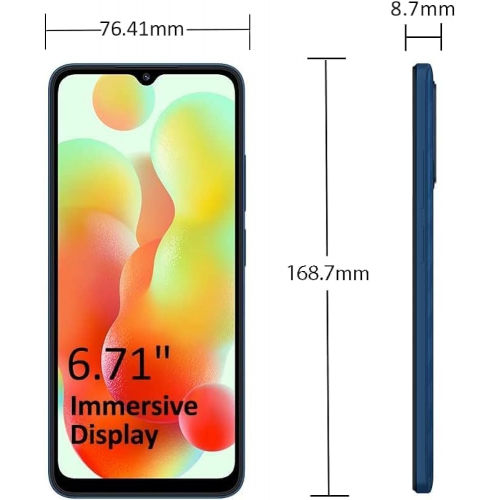 XIAOMI Redmi 12C Ocean Blue, 128GB, 4Gb Ram, 8 Çekirdek, 6,71inc Ekran, 5Mpix Ön 50Mpix Arka Kamera, Türkiye Garantili