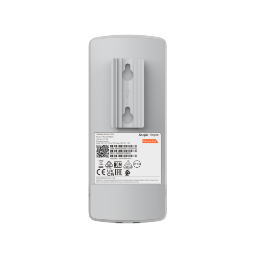 RUIJIE Reyee RG-EST100-E, 2Port, 300Mbps, 2.4Ghz, Pasif PoE, Dış Ortam, Noktadan Noktaya PTP, Acces Point, Kutu İçeriği 2 Adet, (500m)