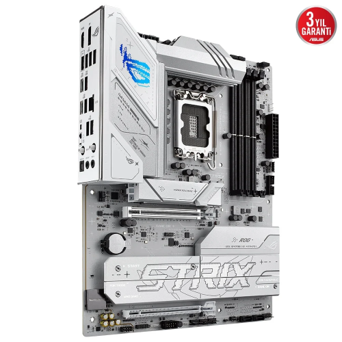 ASUS ROG STRIX B860-A GAMING WIFI, 4xDDR5, 4xM.2, HDMI, DP, Type-C, Wi-Fi 7, Bluetooth v5.4, Intel Core Ultra CPU(Seri 2), LGA1851 Soket, Gaming Anakart