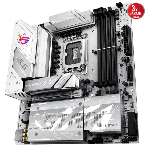 ASUS ROG STRIX B860-G GAMING WIFI, 4xDDR5, 4xM.2, HDMI, DP, Type-C, Wi-Fi 7, Bluetooth v5.4, Intel Core Ultra CPU(Seri 2), LGA1851 Soket, Gaming Anakart