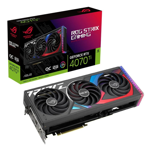 ASUS ROG-STRIX-RTX4070TI-O12G-GAMING, 12Gb, 192Bit, GDDR6X, 2xHDMI, 3xDP GAMING Ekran Kartı