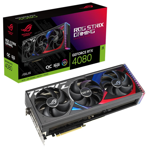 ASUS ROG-STRIX-RTX4080-16G-GAMING, 16Gb, 256Bit, GDDR6X, 2xHDMI, 3xDP GAMING Ekran Kartı