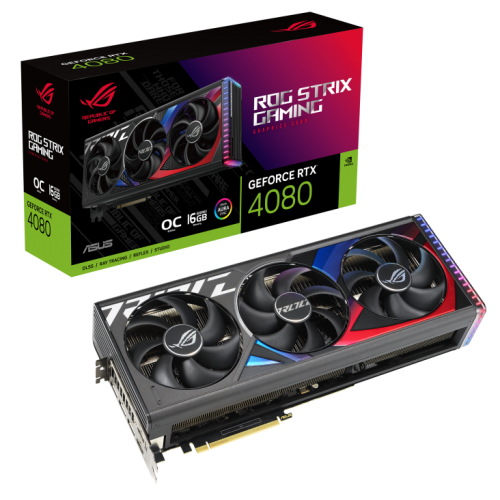 ASUS ROG-STRIX-RTX4080-O16G-GAMING, 16Gb, 256Bit, GDDR6X, 2xHDMI, 3xDP GAMING Ekran Kartı