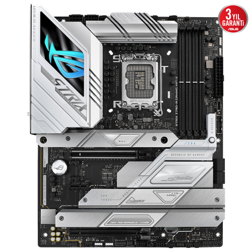 ASUS ROG STRIX Z790-A GAMING WIFI II, 4xDDR5,  5x M.2, HDMI, DP, Type-C, Wi-Fi 7, Bluetooth 5.4, 12-13-14.Nesil, LGA1700 Soket, ARGB Gaming Anakart