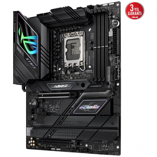 ASUS ROG STRIX Z790-F GAMING WIFI II, 4xDDR5,  5x M.2, HDMI, DP, Type-C, Wi-Fi 7, Bluetooth 5.4, 12-13-14.Nesil, LGA1700 Soket, ARGB Gaming Anakart