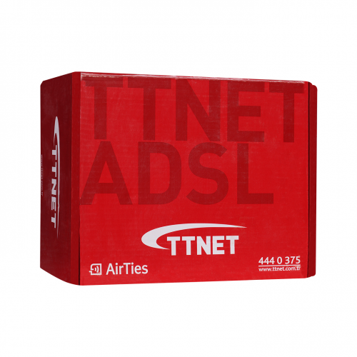 AIRTIES RT-206v4, 1 Port, 2.4Ghz Wifi, 150Mbps, 1x Anten, ADSL2 MODEM (TTNET Kutulu)
