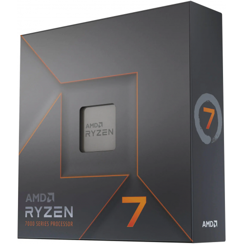 AMD RYZEN 7 7700X 8 Core, 4,50-5.40GHz, 40Mb Cache, 105W,  AM5 Soket, BOX (Kutulu) (Grafik Kart VAR, Fan YOK)