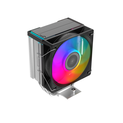 SAMA X40L, Black, 1x100mm ARGB Fan, Kule Tipi Hava Soğutma, 4 adet Gelişmiş Kompozit Isı Borusu, CPU Fan (AMD ve INTEL Tüm işlemciler ile uyumlu)
