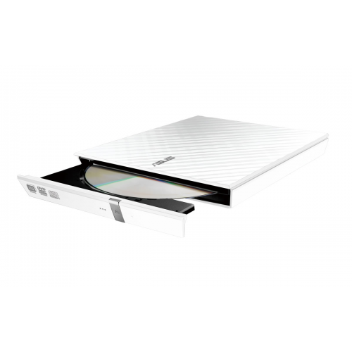 ASUS SDRW-08D2S-U Lite, Usb 2.0, External, Beyaz,  Slim, Optik Okuyucu/Yazıcı