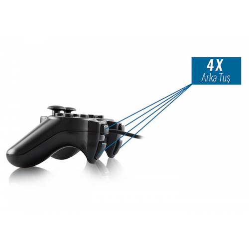 SNOPY SG-401J USB/PC/PS3 1.8M Kablolu , Titreşimli GAMEPAD