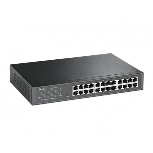 TP-LINK TL-SG1024DE, 24 Port, GigaBit, Metal Kasa, Easy Smart, Yönetilebilir, Rackmount Switch