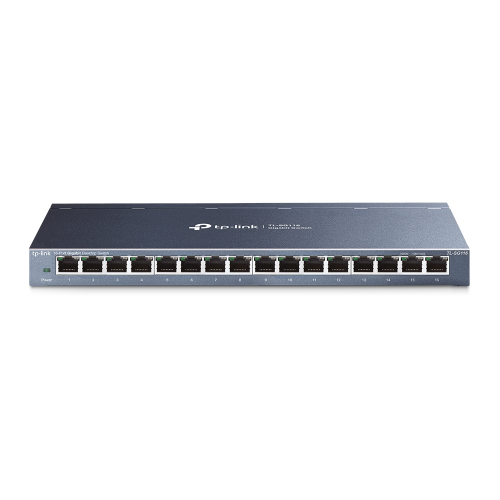 TP-LINK TL-SG116(UN) V2, 16 Port, GigaBit, Metal Kasa, Masaüstü Switch