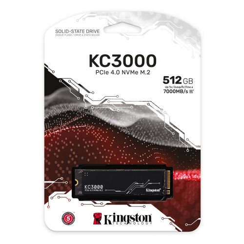 KINGSTON SKC3000S/1024G, KC3000, 1024Gb, 7000/6000, Gen4, NVME PCIe M.2 2280, SSD