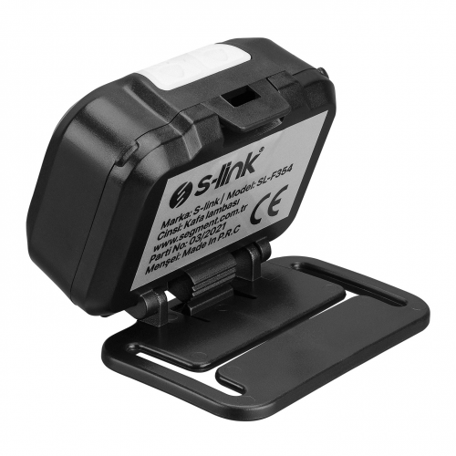 S-LINK SL-F354, 3W, LED, Pilli, Işık Ayarlı ve  Modlu, Kafa Lambası