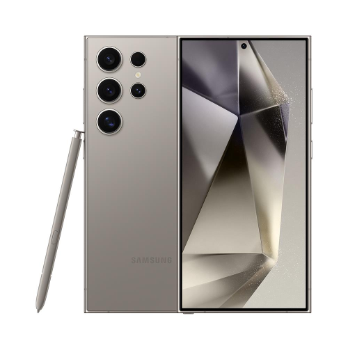 SAMSUNG SM-S928B/DS, GALAXY S24 Ultra Dual Titanium Gray, 256Gb, 12Gb Ram, 8 Çekirdek, 6,8inc Ekran, 12Mpix Ön 200Mpix Arka Kamera, Türkiye Garantili. Cep Telefonu