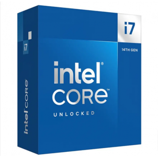 INTEL i7-14700KF 20 Core, 3.40Ghz, 33Mb, 253W, LGA1700, 14.Nesil, BOX, (Grafik Kart YOK, Fan YOK)