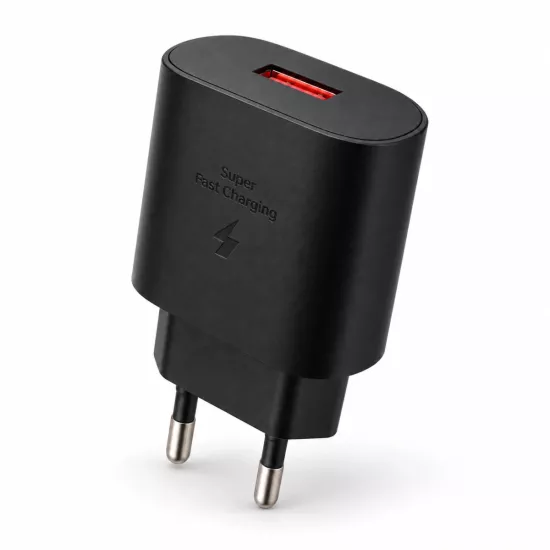QC 3.0 Tek USB-A Hızlı Şarj Başlığı Siyah