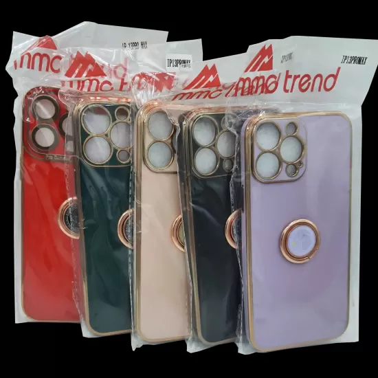 iPhone 12 - Lazer Yüzüklü Silikon Kılıf
