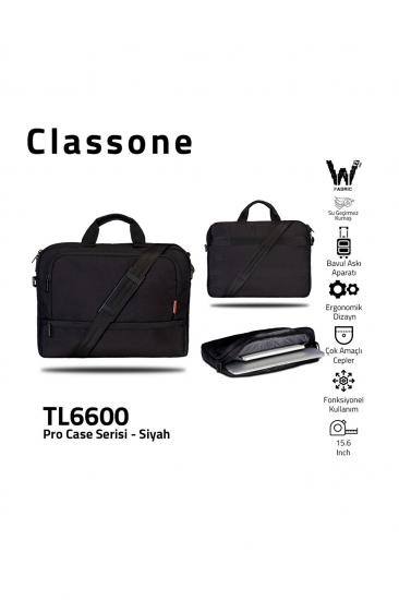 TL6600-Wl600 Wtxpro Su Geçirmez Kumaş 15.6 Inç Uyumlu Notebook ,laptop El Çantası+WL600