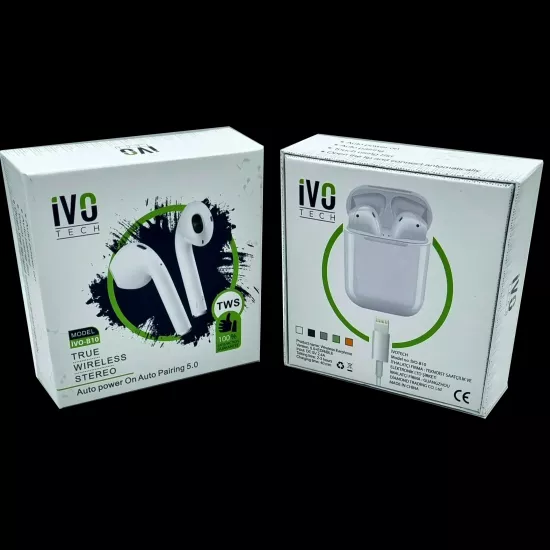 TWS i12 Bluetooth 5.0 Kulaklık - Şarj Üniteli TWS IVO-B10