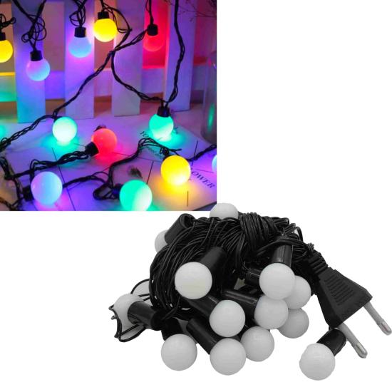 5 Metre Boncuk Top Led Işık Fişli (Rgb)