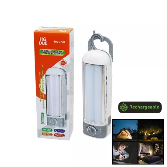 Hg Due 34 Led Şarjlı Işıldak Fener HG-7738