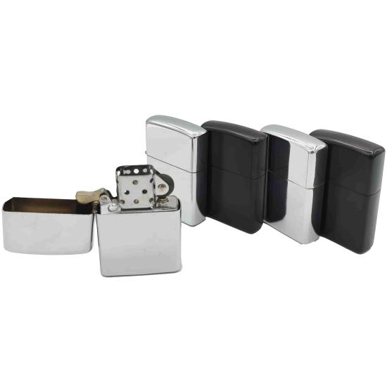 Zippo’lu Çakmak (Siyah - Silver)