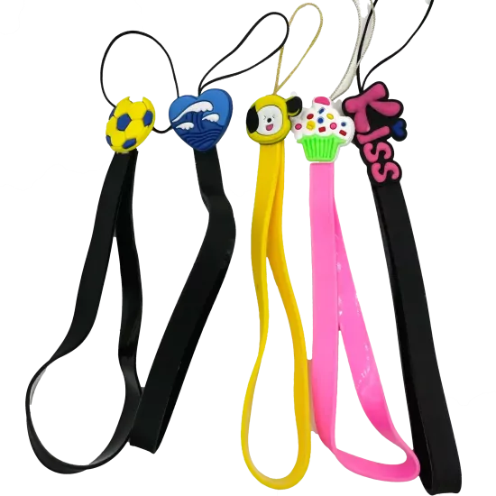 Renkli Figürlü Silikon Anahtarlık Ve Çanta Süsü