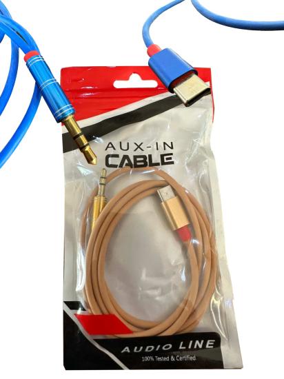 1 Metre TYPE-C 3.5mm Aux Ses Adaptörü Dönüştürücü Çevirici (Renkli)